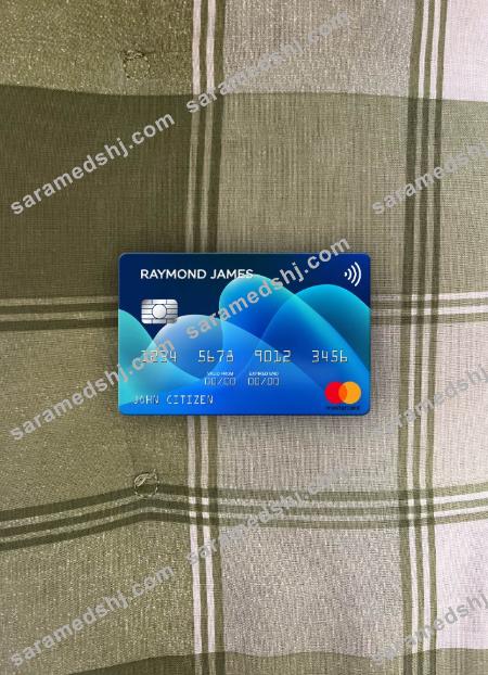 USA Raymond James Financial Bank mastercard photolook front